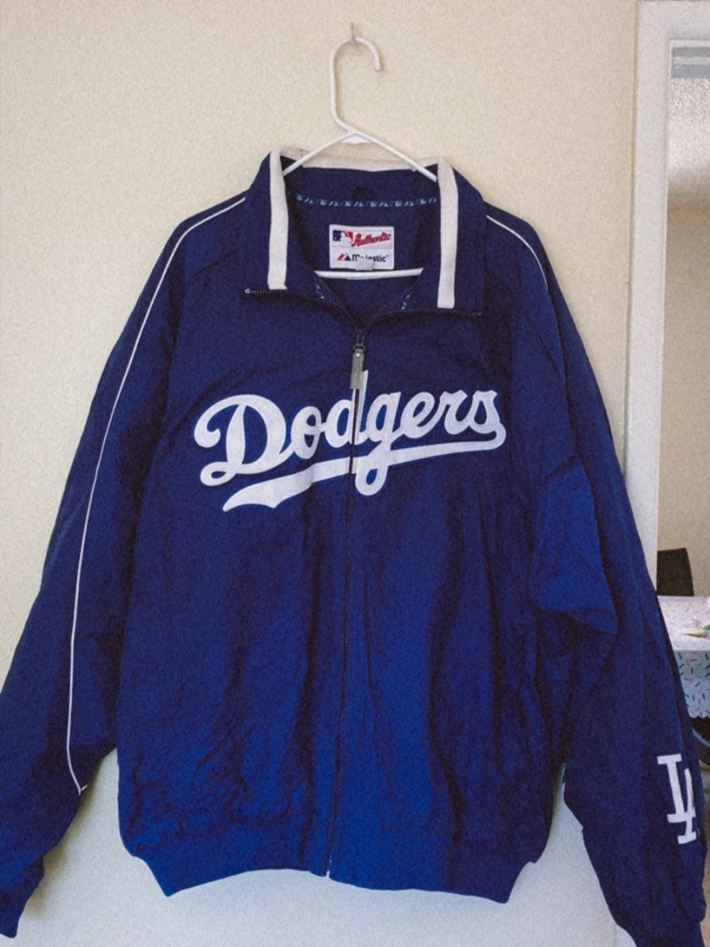 Los Angeles Dodgers Blue Zip-Up Jacket